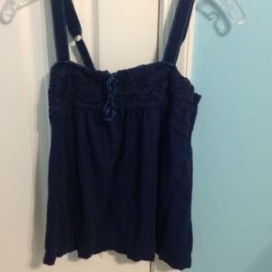 Dark blue tank