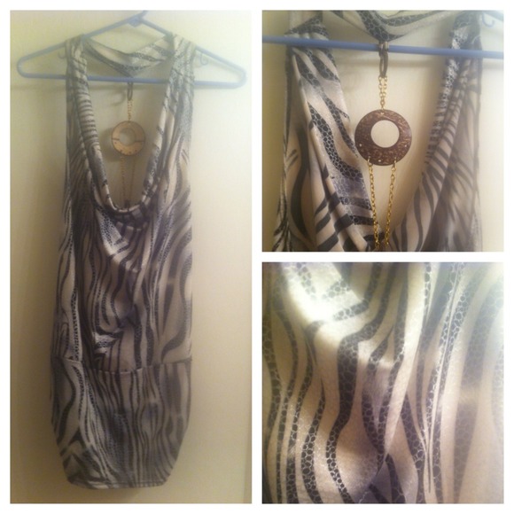 ❌Traded❌Sexy Zebra club dress