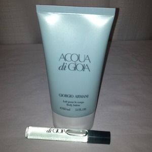 Acqua Di Gioia perfume and lotion HOLD till 6-5-13