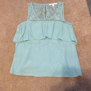 Green XXI lace shirt