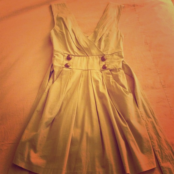 Khaki Colored Dress