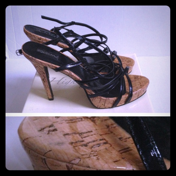 Black Patent Leather Heels