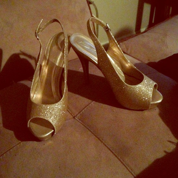 Gold heels