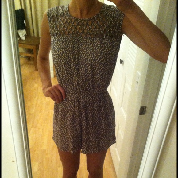 Flower Pattern Romper