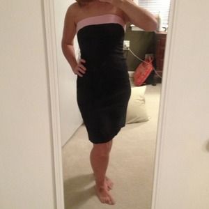 💚REDUCED💚Black strapless dress