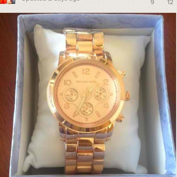 Rose gold Michael Kors Watch replica oversize new