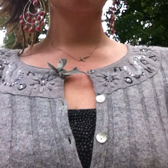 Gifted to Melinda 💞💕💞 Wool Cardigan Sweater M/L - Picture 3 of 3