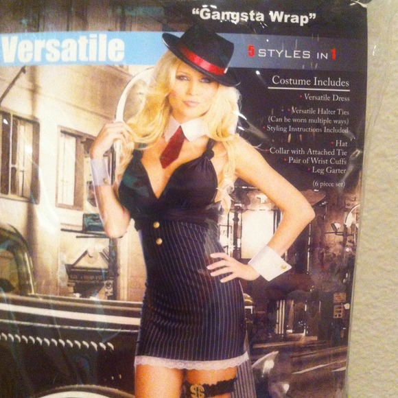 SOLD! Bundle 2 Halloween Costume. Gangsta mafia