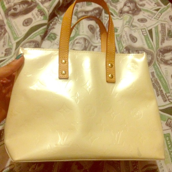 Creme authentic LV purse