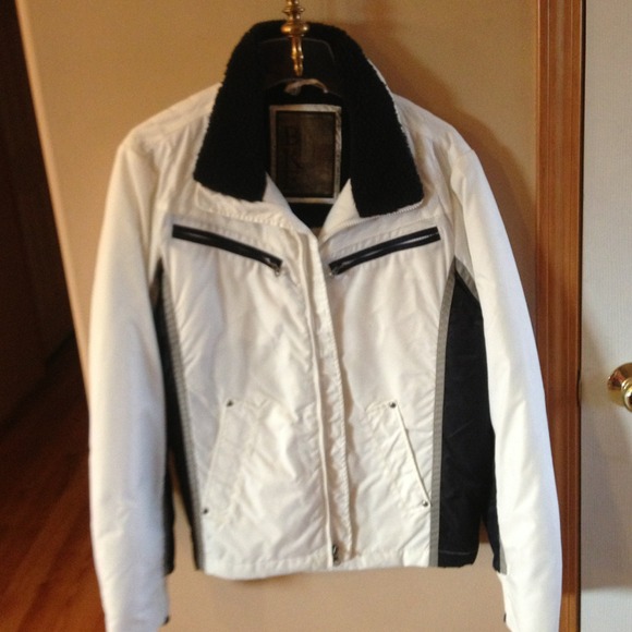 SOLD!!!!! BKE Jacket (White/Navy Blue/Gray)