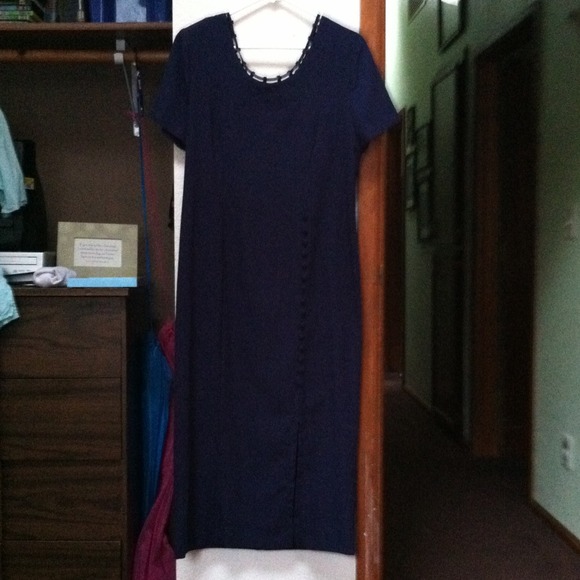 Navy blue dress