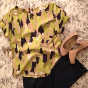 Gorge Watercolor Top