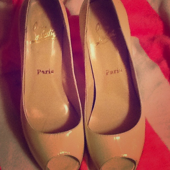 Christian Louboutin patent heels. Authentic?? IDK?
