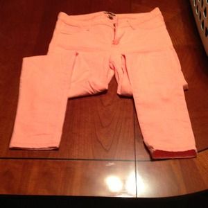 NWOT!!! Refuge orange jeans. Size 14.