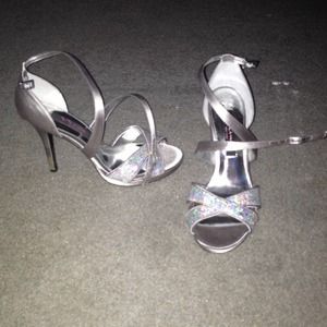 Sequined high heels!