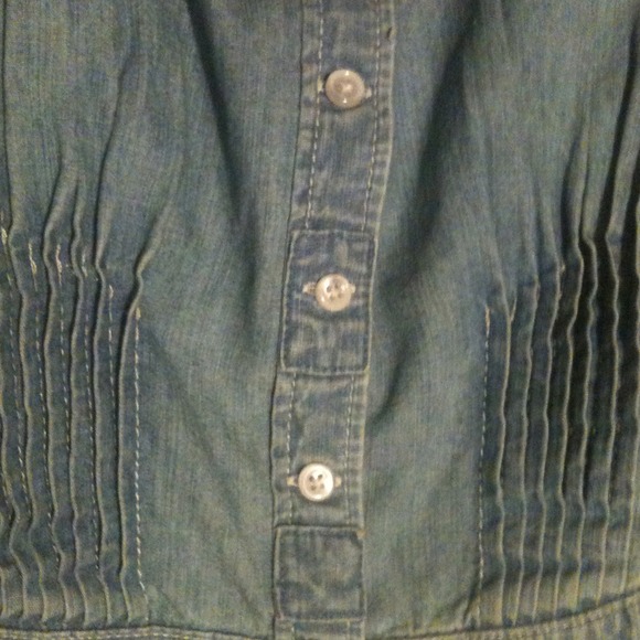 Button Up Jean Tank - Picture 2 of 4