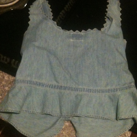 Button Up Jean Tank - Picture 3 of 4