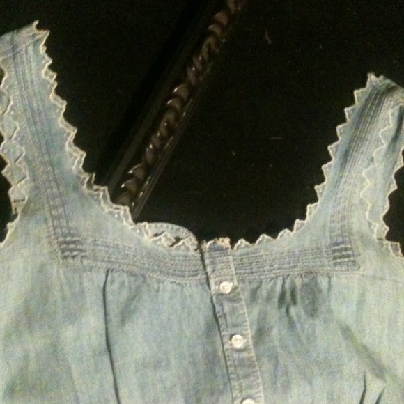 Button Up Jean Tank - Picture 4 of 4