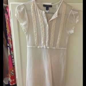 EXPRESS Lace Sheer Top Shirt - Adorable on!!!