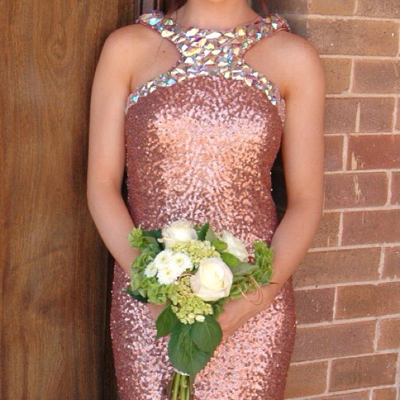 Sequin prom dress!