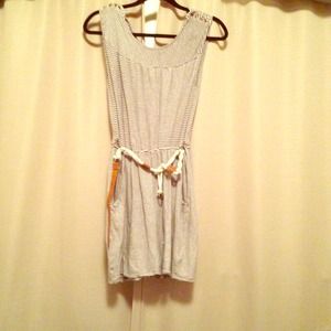 💚Striped dress with belt💚