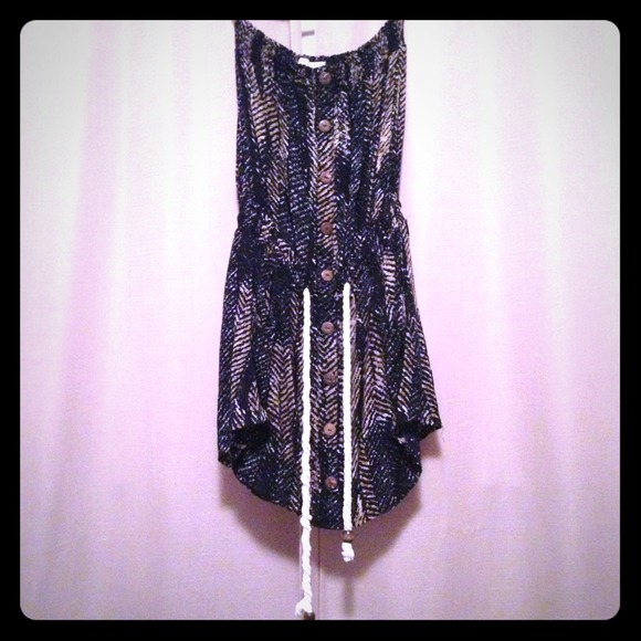 ❤Tube top dress with rope belt❤