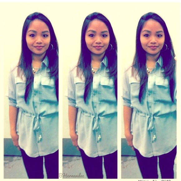 Armani Exchange | 3/4 length sleeve button up