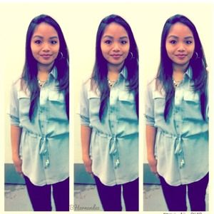 Armani Exchange | 3/4 length sleeve button up