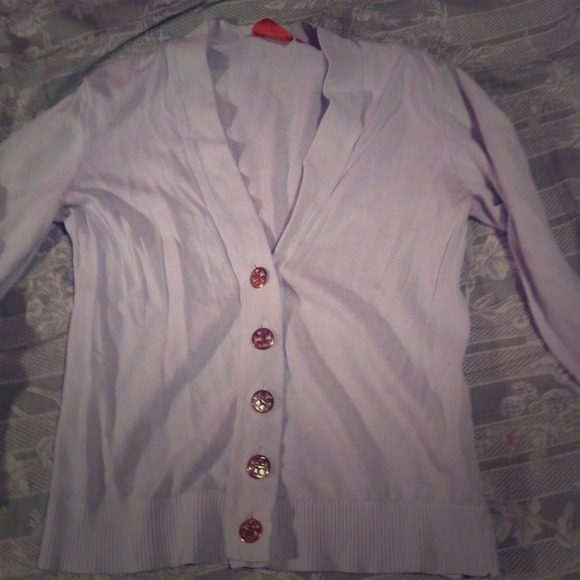 White Tory Burch Button Up top