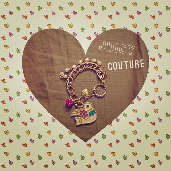 Juicy Couture dove charm gold bracelet
