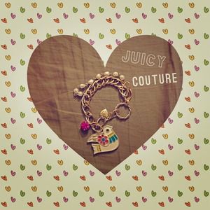 Juicy Couture dove charm gold bracelet