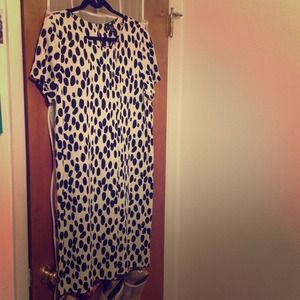 Black and white dot dress