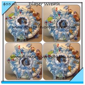 Diaper Wreath