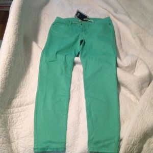Mint skinny jeans