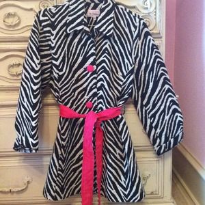 3 Sisters zebra and pink jacket
