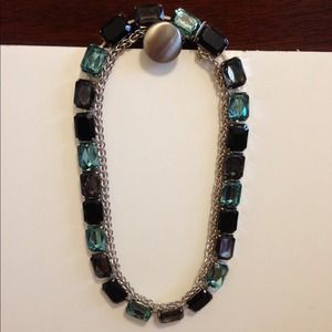 Gorgeous green gem choker