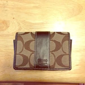 Coach Business or Credit Card Holder