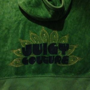 Green Juicy Couture Track Jacket !!!!