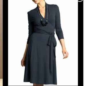 Banana republic navy blue wrap dress