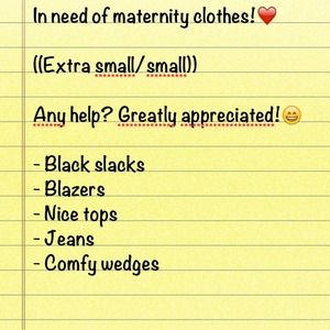 Also....belly belts, support belts, nursing bras!