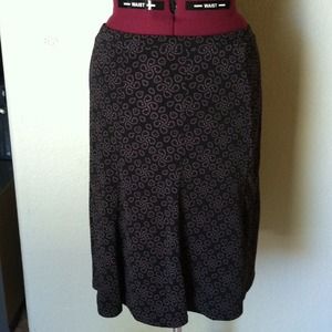 Black and lavender skirt