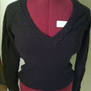 Black fuzzy sweater