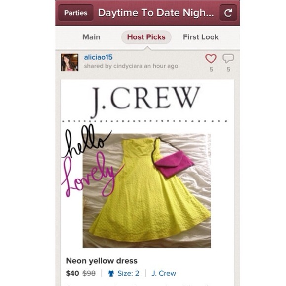 ⛔️SOLD in bundle⛔️ Neon yellow dress - Picture 3 of 4