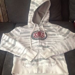 ELEMENT SWEATSHIRT!! Super cute zip up hoody