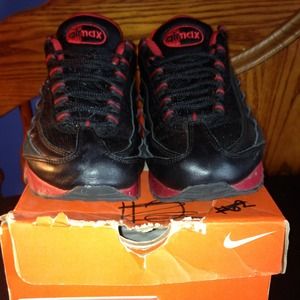 Air Max.  Black and red.