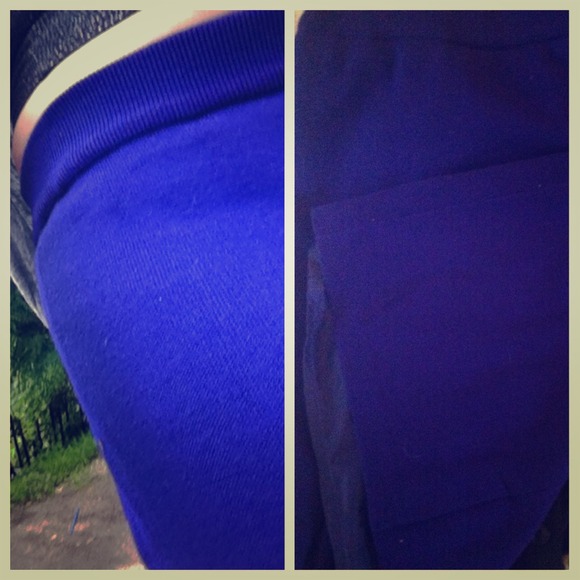 💜Royal Purple Over the Knee Acrylic Suit Skirt💜