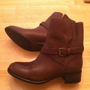 NWT J Crew brown leather Ryder boots *reduced*