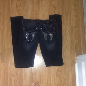 Black skinny miss me jeans
