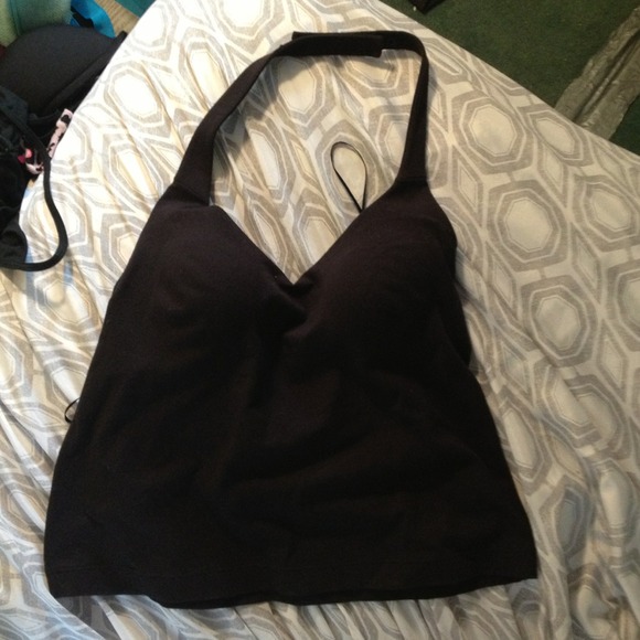 black halter top