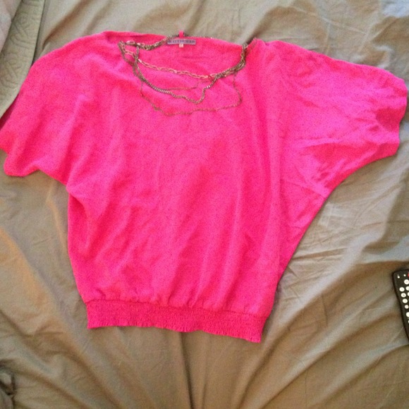 Pink cute top